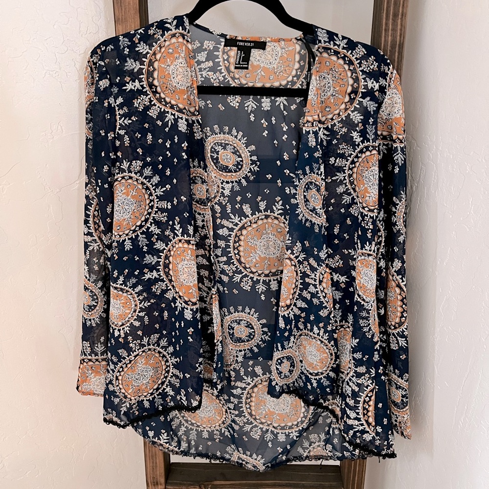 CHIFFON KIMONO - FOREVER 21